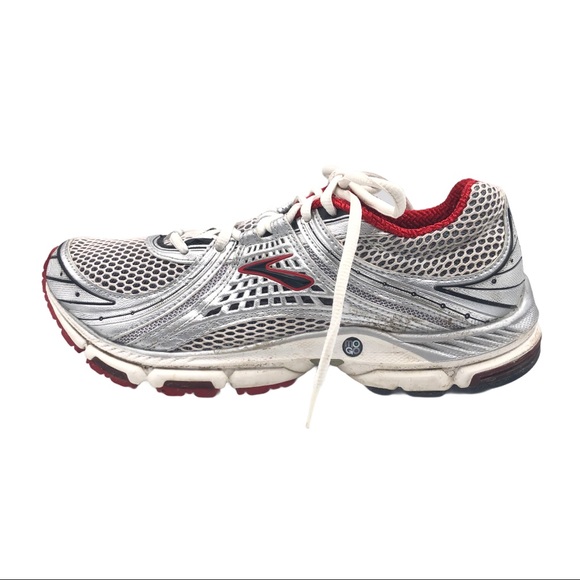 Brooks Shoes - Brooks Trance Gray Sneakers Red Accents Grey 8.5M